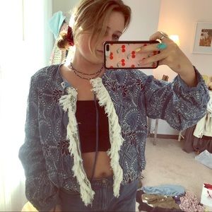 Zara embroidered jacket